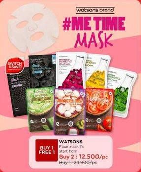 Promo Harga Watsons Face Mask  - Watsons