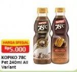 Promo Harga Kopiko 78C Drink All Variants 240 ml - Alfamart