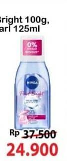 Promo Harga Nivea MicellAir Skin Breathe Micellar Water Pearl Bright 125 ml - Alfamart