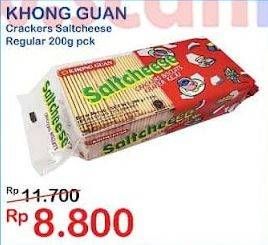 Promo Harga Khong Guan Saltcheese Regular 200 gr - Indomaret