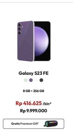 Promo Harga Samsung S23 FE 8/256 GB  - Erafone