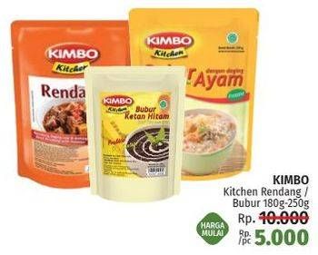 Promo Harga KIMBO Kitchen Bubur/KIMBO Kitchen Siap Santap  - LotteMart