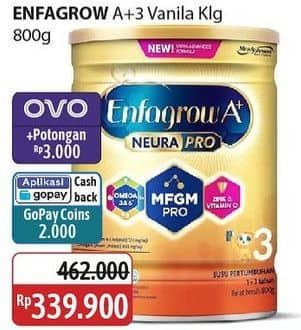 Promo Harga Enfagrow A+3 Susu Bubuk Vanilla 800 gr - Alfamidi