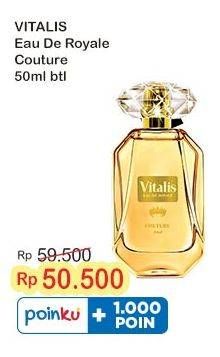 Promo Harga Vitalis Eau De Toilette Royale Couture 50 ml - Indomaret