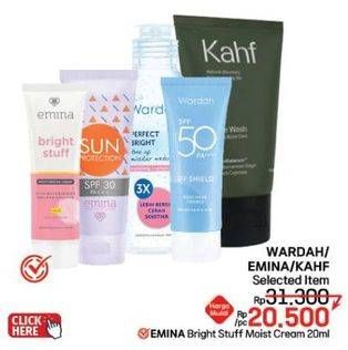 Promo Harga Wardah/Emina/Kahf Face Wash  - LotteMart