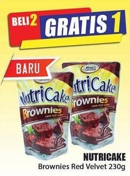Promo Harga Nutricake Instant Cake Brownies Red Velvet 230 gr - Hari Hari