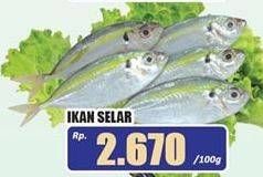Promo Harga Ikan Selar per 100 gr - Hari Hari