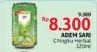 Promo Harga Adem Sari Ching Ku Herbal Tea 320 ml - Alfamidi