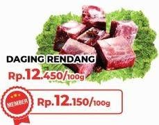 Promo Harga Daging Rendang Sapi per 100 gr - Yogya