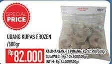 Promo Harga Udang Kupas Frozen 500 gr - Hypermart