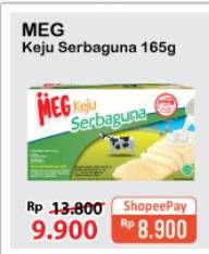 Promo Harga MEG Keju Serbaguna 165 gr - Alfamart