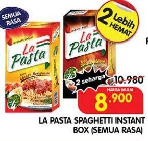 Promo Harga LA PASTA Spaghetti Instant All Variants 57 gr - Superindo
