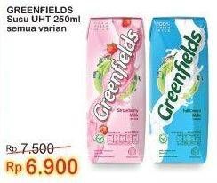 Promo Harga Greenfields UHT All Variants 250 ml - Indomaret