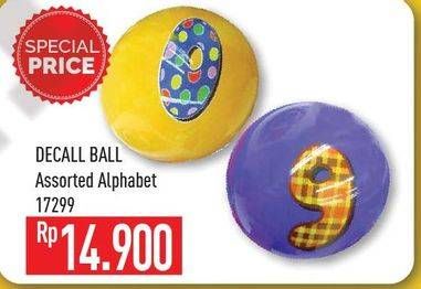 Promo Harga DECALL Ball Number Alphabet  - Hypermart