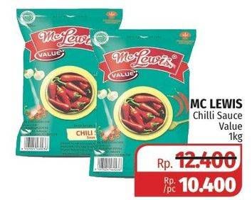 Promo Harga MC LEWIS Sambal Cabe 1 kg - Lotte Grosir