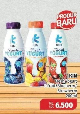 Promo Harga KIN Bulgarian Yogurt Blueberry, Strawberry 200 ml - Lotte Grosir