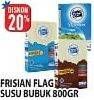 Promo Harga FRISIAN FLAG Susu Bubuk Kompleta Cokelat, Vanila 800 gr - Hypermart