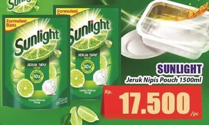 Promo Harga Sunlight Pencuci Piring Jeruk Nipis 100 1500 ml - Hari Hari