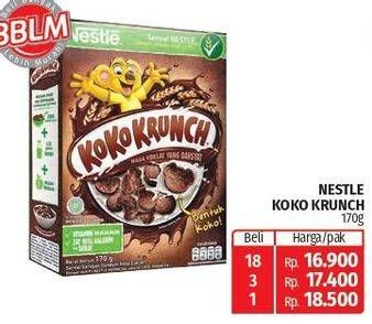 Promo Harga Nestle Koko Krunch Cereal 170 gr - Lotte Grosir