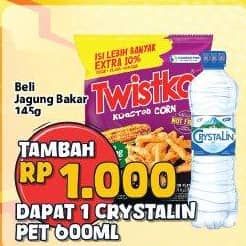 Promo Harga Twistko Snack Jagung Bakar Jagung Bakar 145 gr - Alfamart