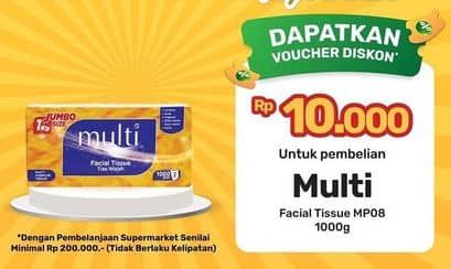 Promo Harga Multi Facial Tissue 1000 gr - Yogya