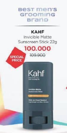 Promo Harga Kahf Invisible Matte Sunscreen Stick 22 gr - Watsons