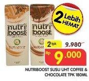 Promo Harga MINUTE MAID Nutriboost Coffee, Chocolate per 2 box 180 ml - Superindo