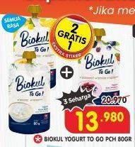 Promo Harga Biokul Yogurt To Go! All Variants 80 gr - Superindo