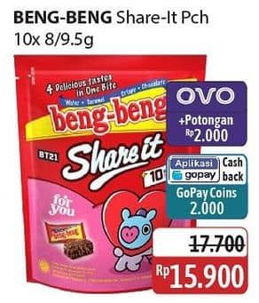 Promo Harga Beng-beng Share It per 10 pcs 9 gr - Alfamidi