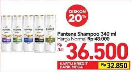 Promo Harga PANTENE Shampoo 340 ml - Carrefour