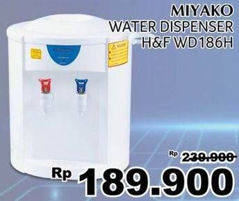 Promo Harga MIYAKO WD-186 H | Water Dispenser  - Giant