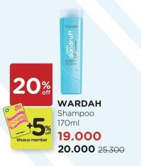 Promo Harga WARDAH Shampoo 170 ml - Watsons