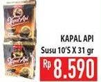 Promo Harga Kapal Api Kopi Susu per 10 sachet 31 gr - Hypermart