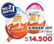 Promo Harga Kinder Joy Chocolate Crispy Girls, Boys 20 gr - LotteMart