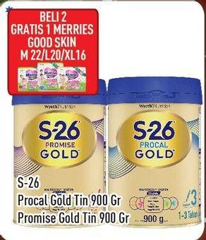 Promo Harga S26 Procal/Promise Gold Susu Pertumbuhan 900gr  - Hypermart