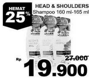 Promo Harga HEAD & SHOULDERS Shampoo  - Giant