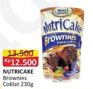Promo Harga Nutricake Instant Cake Brownies Cokelat 230 gr - Alfamart