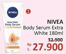 Promo Harga NIVEA Body Serum Extra White 180 ml - Alfamidi
