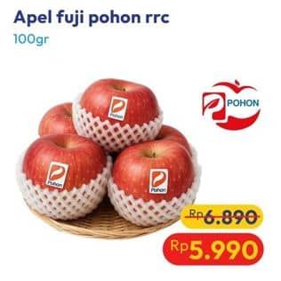 Promo Harga Apel Fuji RRC Pohon per 100 gr - Hypermart