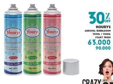 Promo Harga HOURYS Disinfectant Spray 350 ml - Watsons