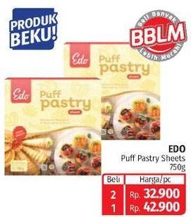 Promo Harga EDO Puff Pastry Sheets 750 gr - Lotte Grosir