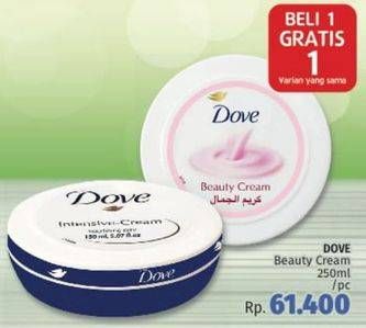 Promo Harga DOVE Beauty Cream 250 ml - LotteMart
