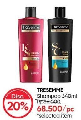 Promo Harga TRESEMME Shampoo 340 ml - Guardian