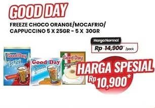 Promo Harga Good Day Coffee Freeze/Cappuccino  - Carrefour
