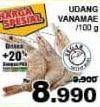 Promo Harga Udang Vanamae per 100 gr - Giant