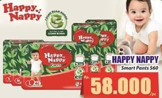 Promo Harga Happy Nappy Smart Pantz Diaper S60 60 pcs - Hari Hari