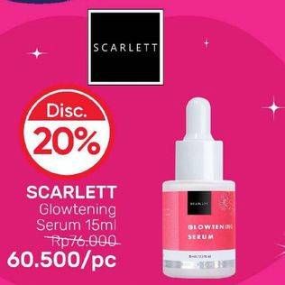 Promo Harga Scarlett Glowtening Serum 15 ml - Guardian