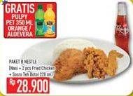 Promo Harga Paket B Nestle : Nasi + 2 Pc Fried Chicken + Sosro Teh  - Hypermart