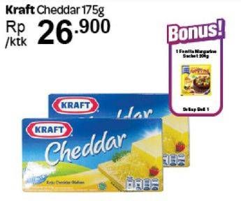 Promo Harga KRAFT Cheese Cheddar 175 gr - Carrefour