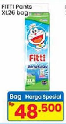 Promo Harga Fitti Pants XL26 26 pcs - Indomaret
